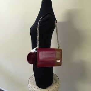 🎉HP🎉 New Trina Turk Jackie Purse Red & Brown